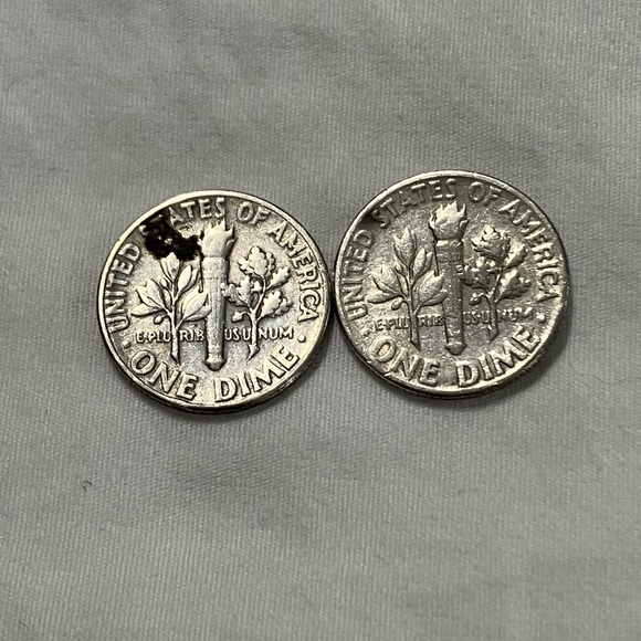 2 1951 Silver Ike Eisenhower Dimes - Picture 3 of 5